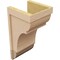Ekena Millwork 11"W x 11"D x 22"H Wide Bryant Rough Cedar Woodgrain TimberThane Corbel, Primed Tan CORUR11X11X22BRYRCPR - alternate 2